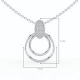 Celeste Radiant Glow Statement Pendant