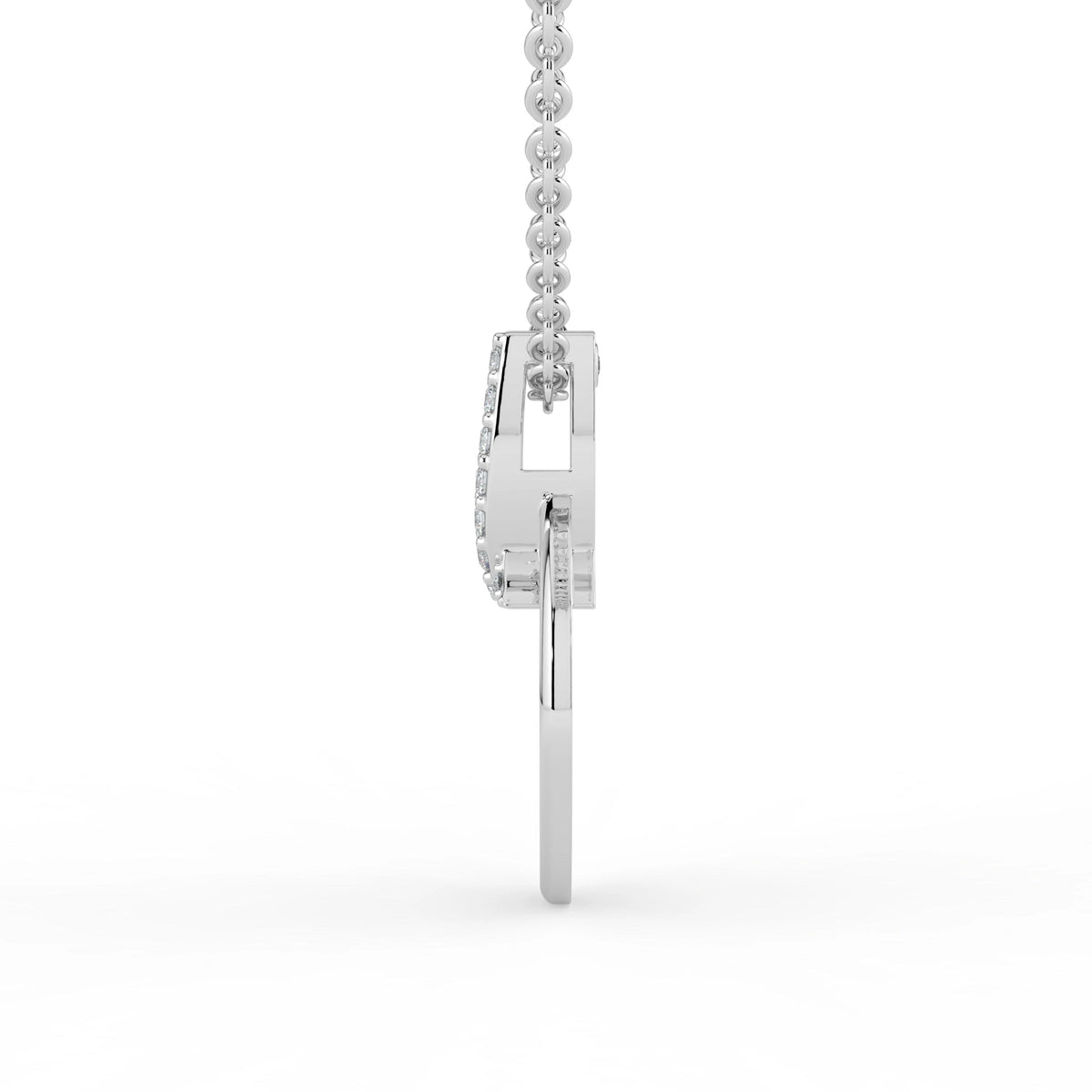Celeste Dual Circle Sparkle Pendant
