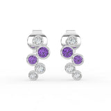Celeste Dazzling Pear Halo Drop Earrings