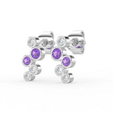 Celeste Dazzling Pear Halo Drop Earrings
