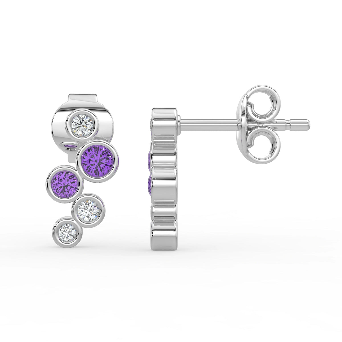 Celeste Dazzling Pear Halo Drop Earrings