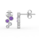 Celeste Dazzling Pear Halo Drop Earrings