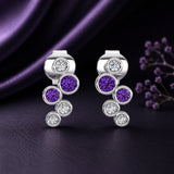 Celeste Dazzling Pear Halo Drop Earrings