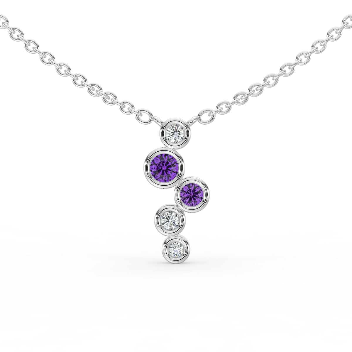 Celeste Cascading Spark Drop Pendant