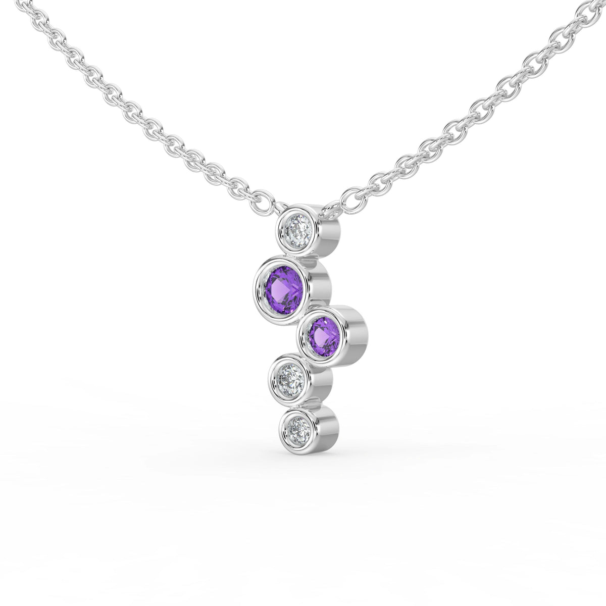 Celeste Cascading Spark Drop Pendant