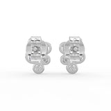 Celeste Sparkling Teardrop Loop Drop Earrings