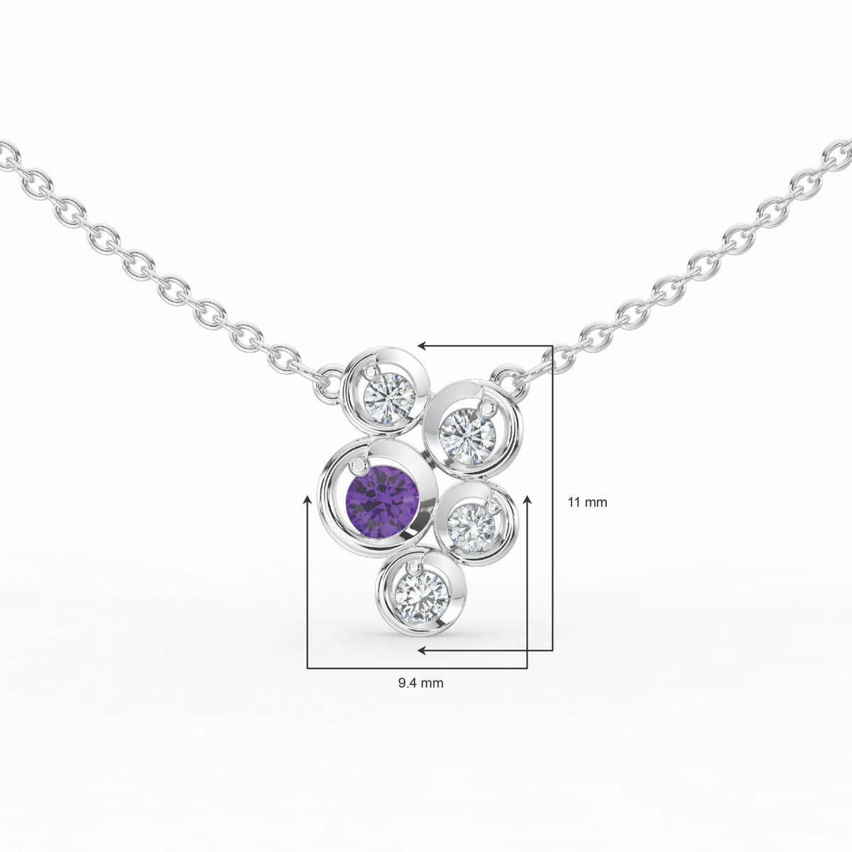 Celeste Trio Spark Drop Pendant