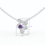 Celeste Trio Spark Drop Pendant