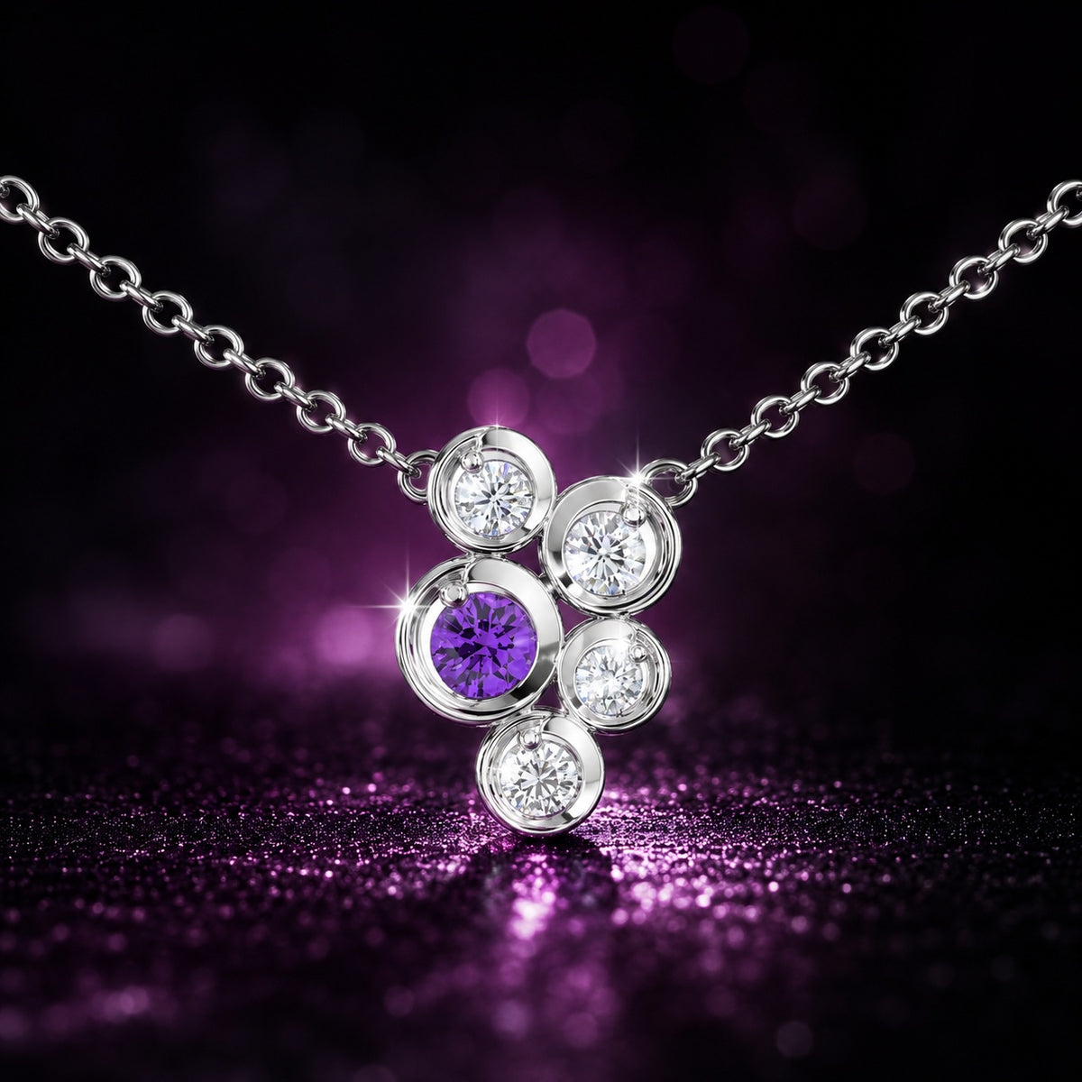 Celeste Trio Spark Drop Pendant