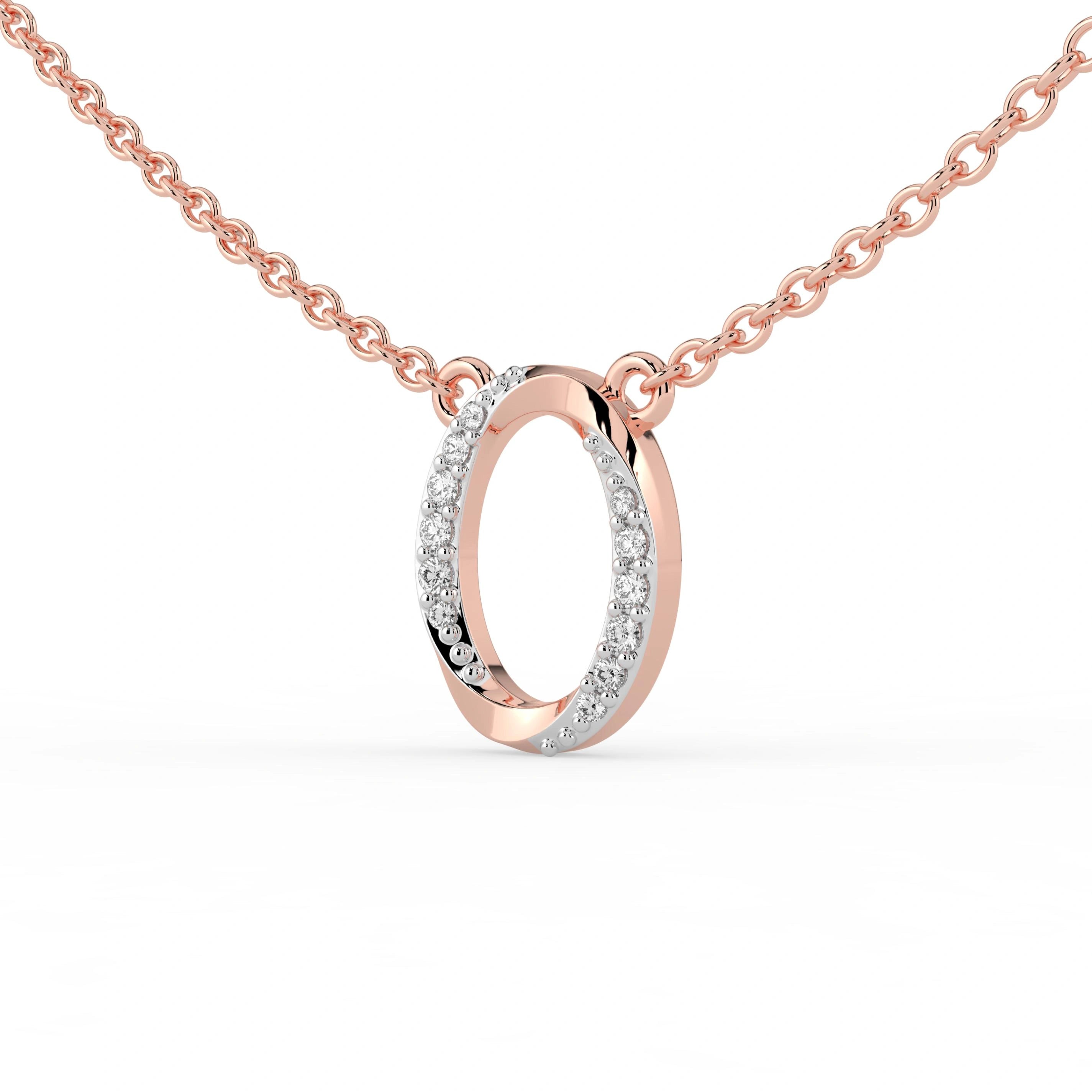 Celeste Oval Halo Spark Pendant