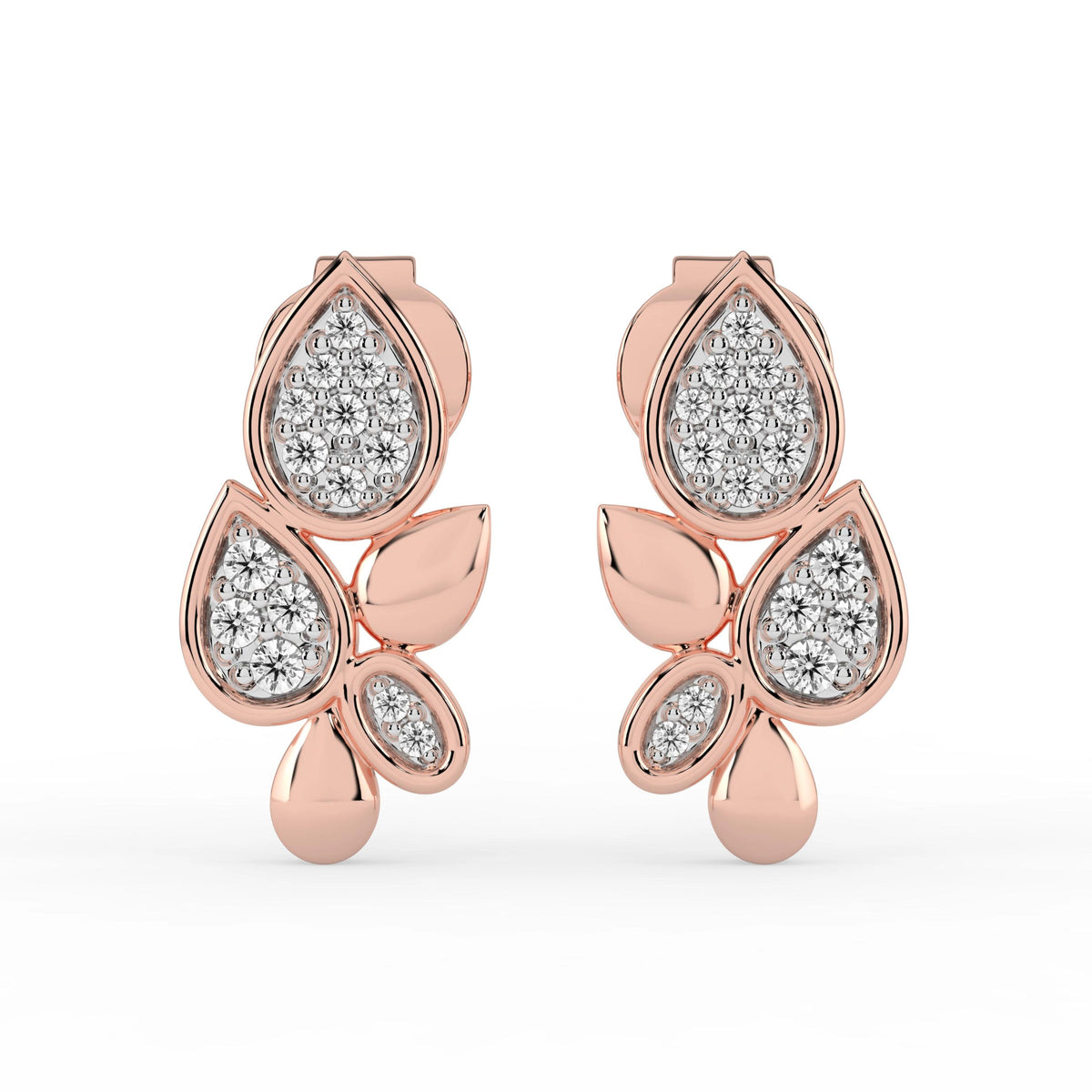 Celeste Spark Petal Studs