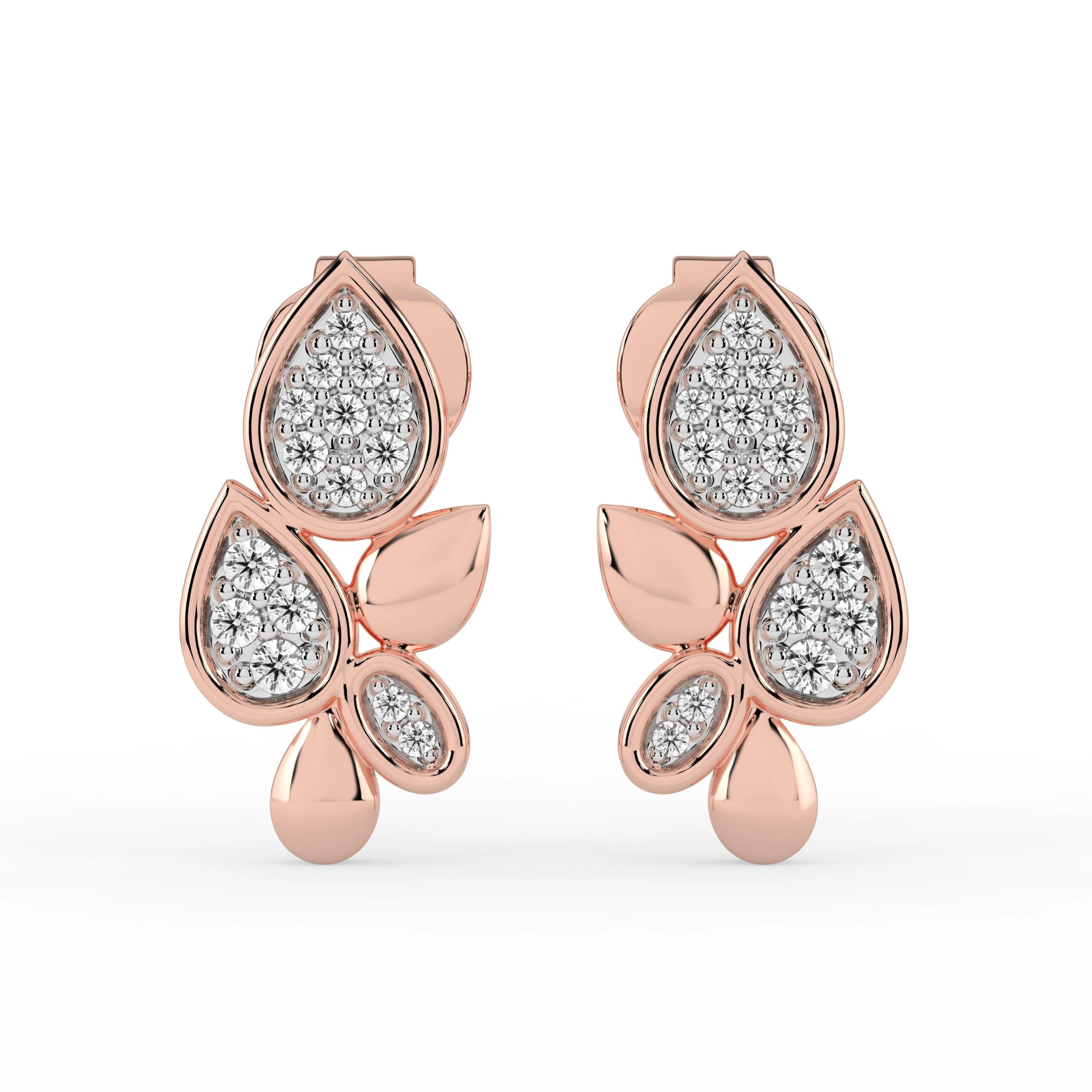 Celeste Spark Petal Studs