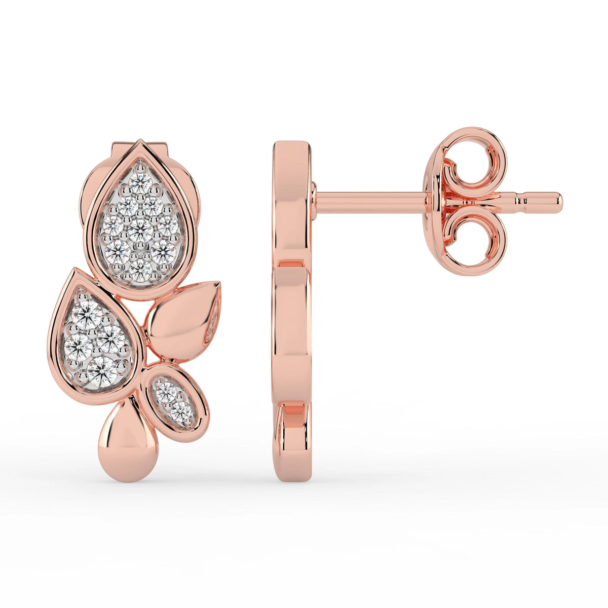 Celeste Spark Petal Studs