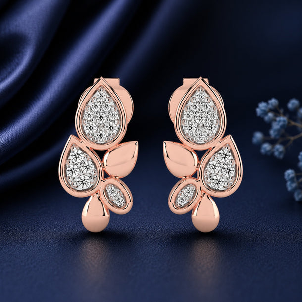 Celeste Spark Petal Studs