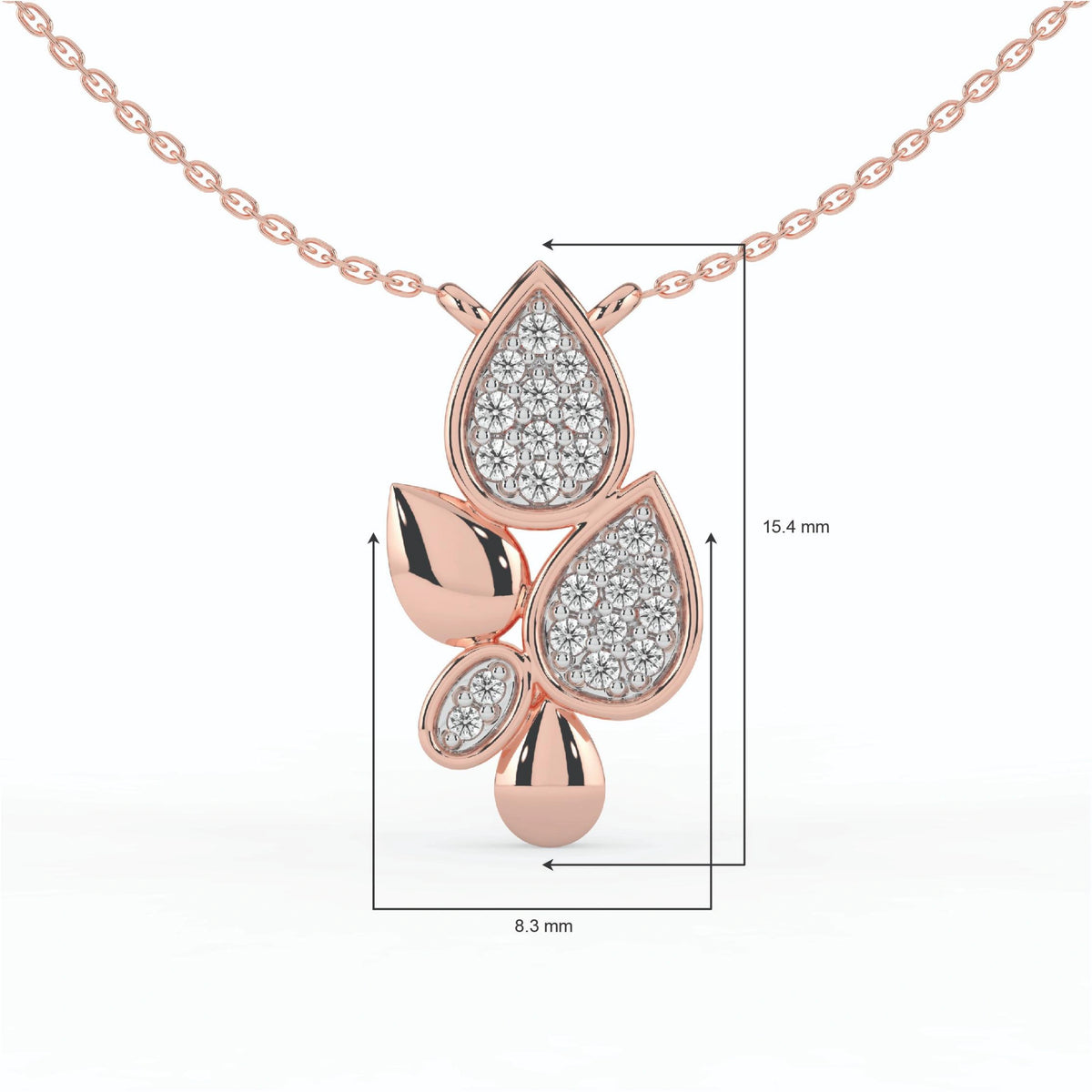Celeste Minimal Spark Stud Pendant