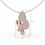 Celeste Minimal Spark Stud Pendant