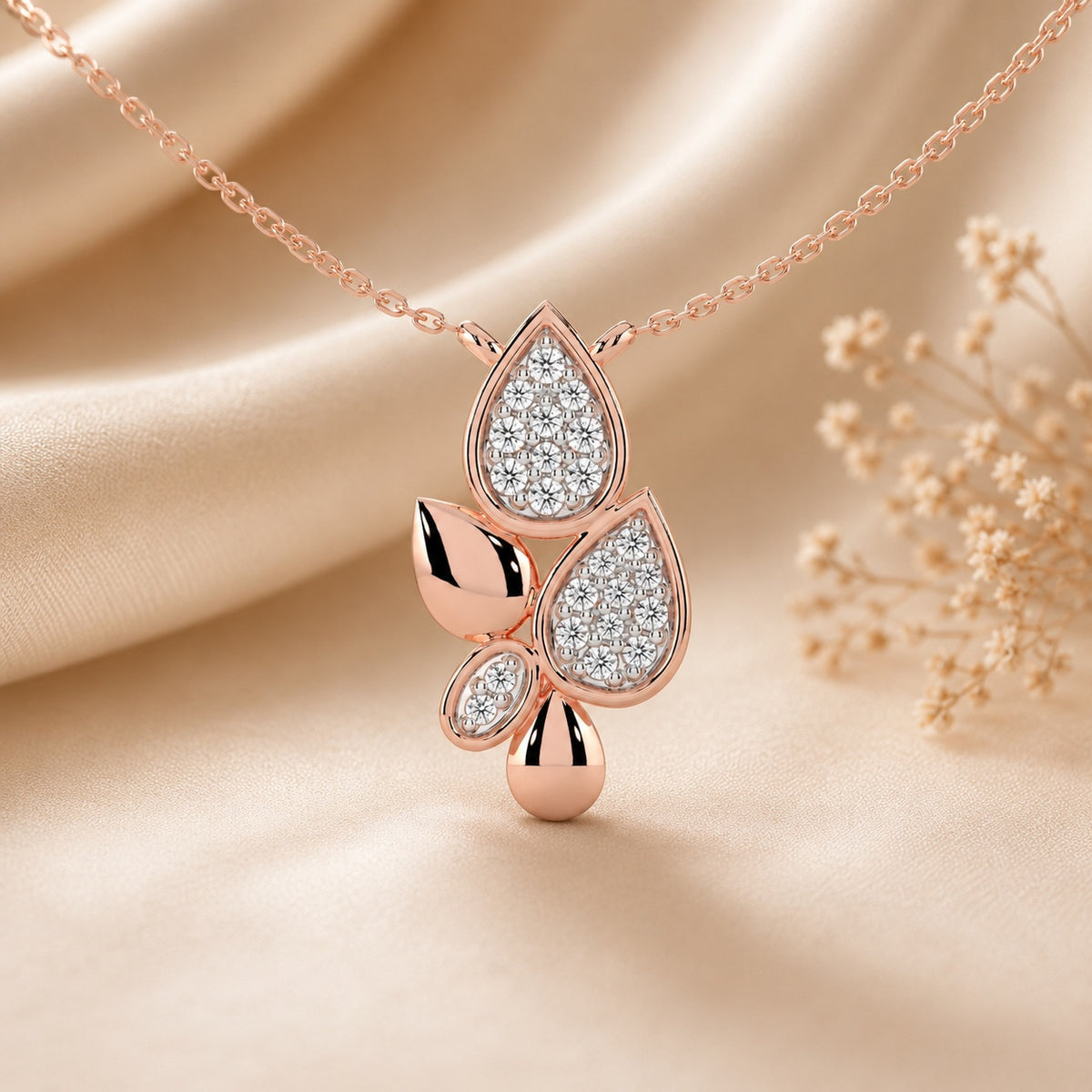 Celeste Minimal Spark Stud Pendant