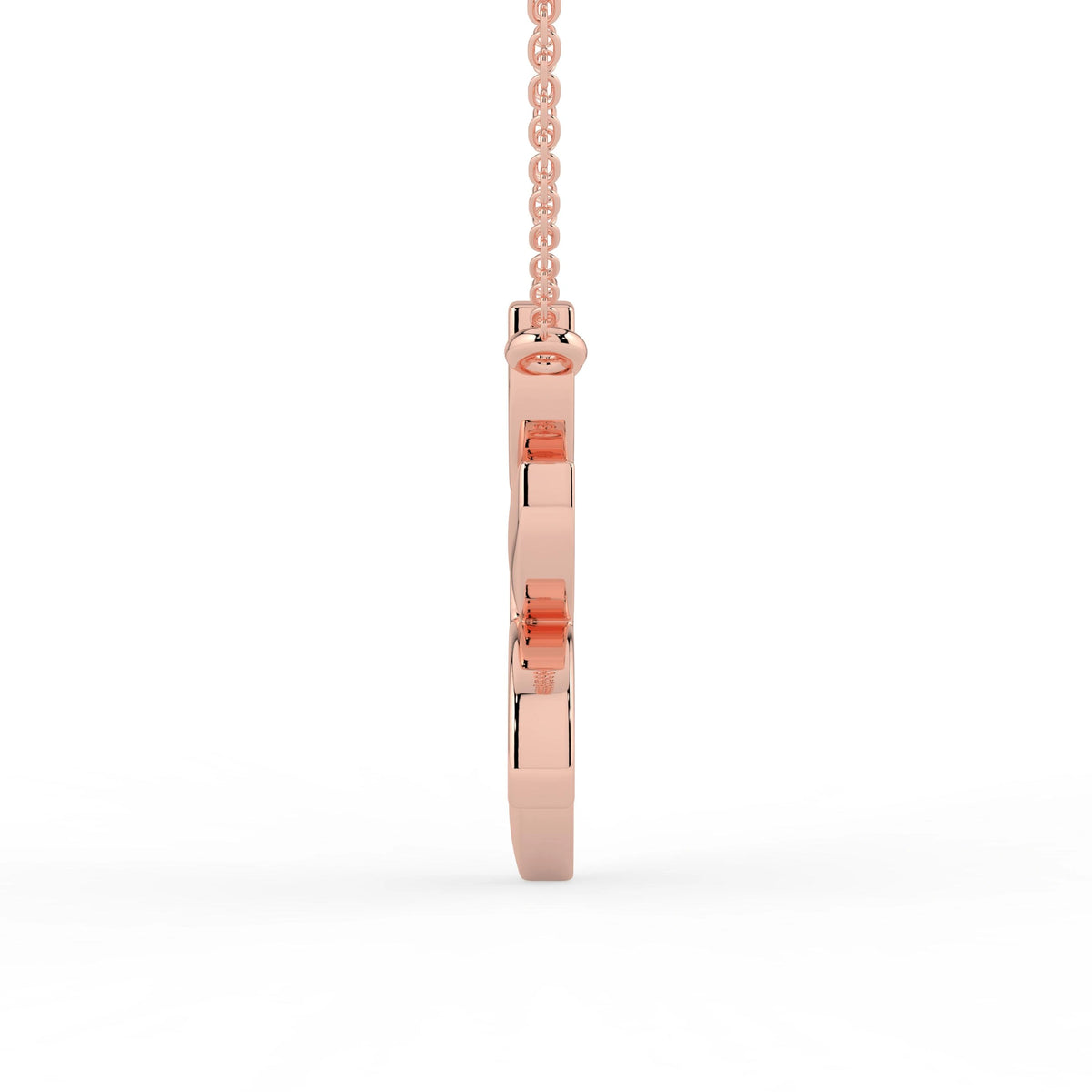 Celeste Gleam Leaf Cascade Pendant