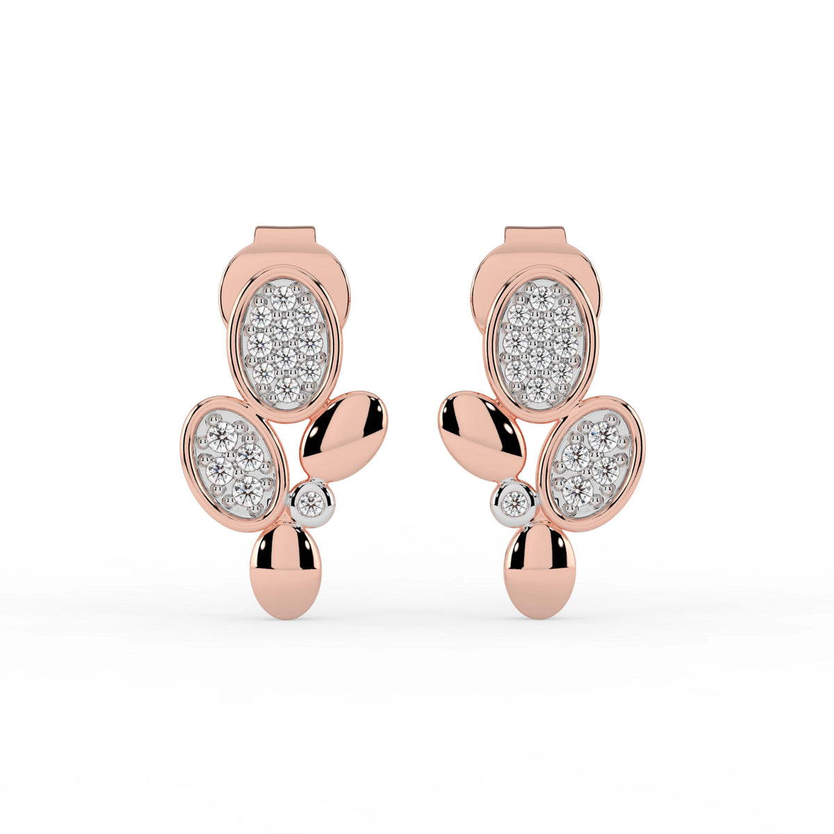 Celeste Petal Glow Spark Studs