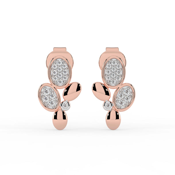 Celeste Petal Glow Spark Studs