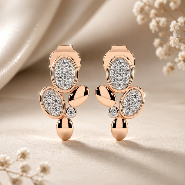 Celeste Petal Glow Spark Studs