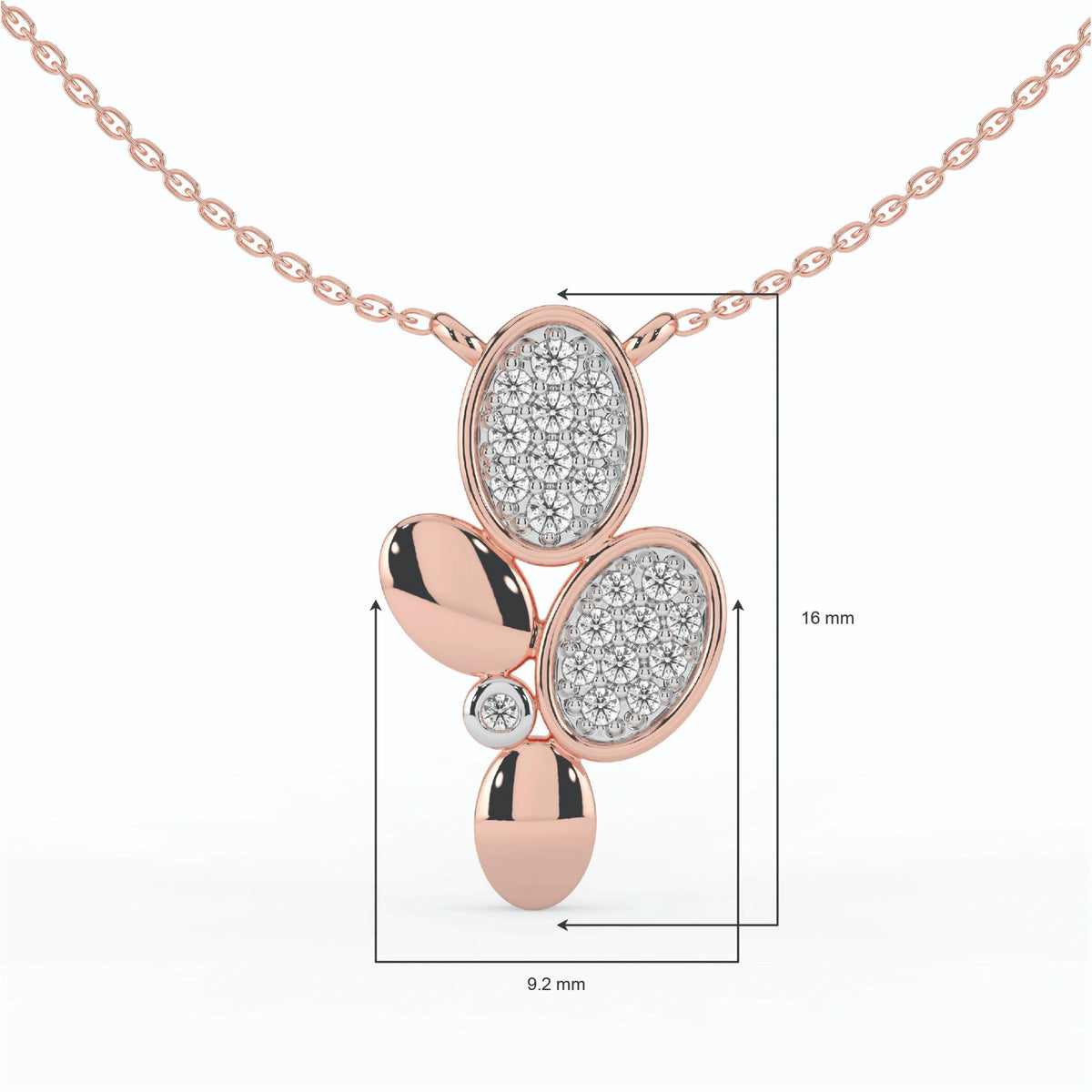 Celeste Golden Bloom Spark Pendant