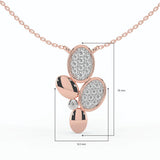 Celeste Golden Bloom Spark Pendant