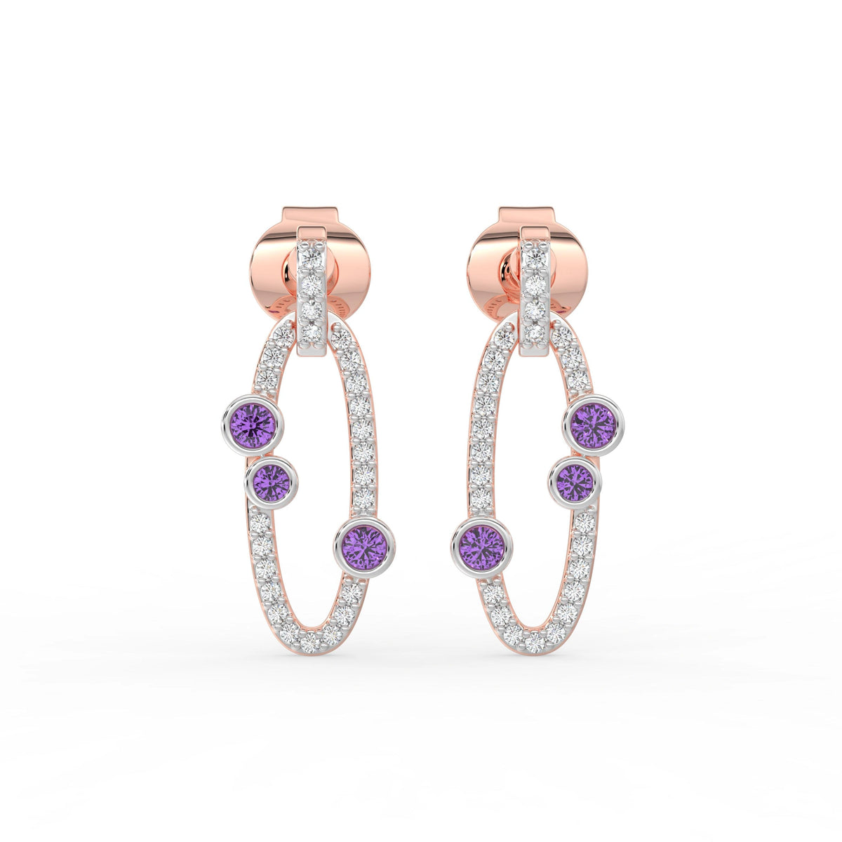 Gem Pop Midnight Orbit Spark Hoops