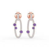 Gem Pop Midnight Orbit Spark Hoops