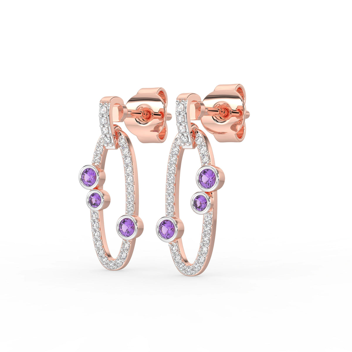 Gem Pop Midnight Orbit Spark Hoops