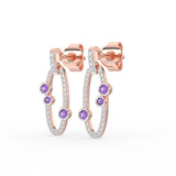 Gem Pop Midnight Orbit Spark Hoops