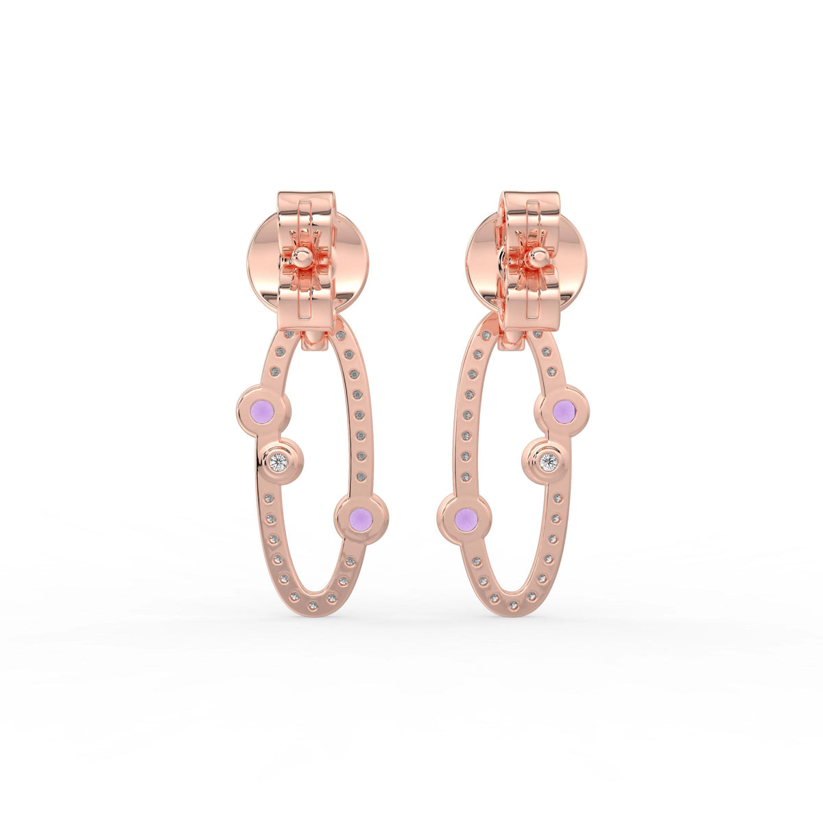Gem Pop Midnight Orbit Spark Hoops