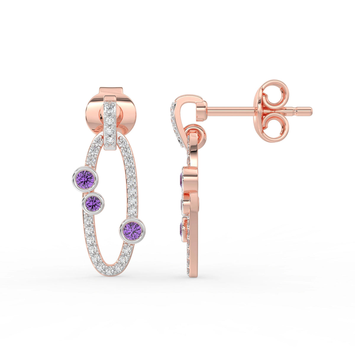 Gem Pop Midnight Orbit Spark Hoops