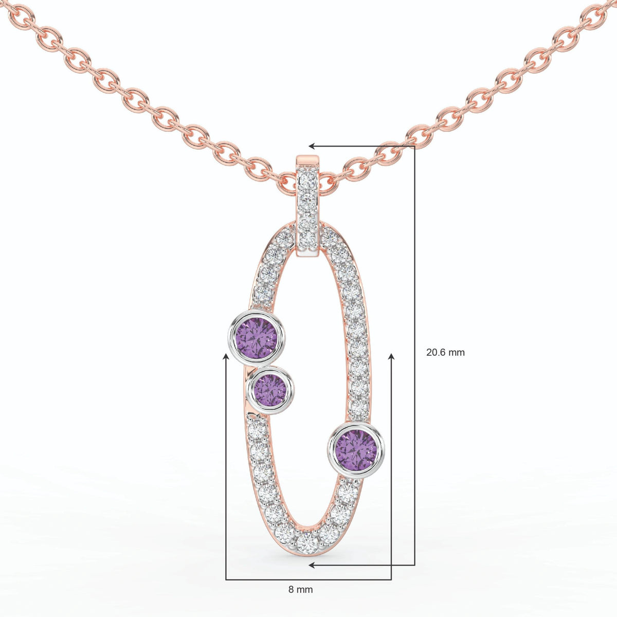 Gem Pop Midnight Orbit Spark Pendant