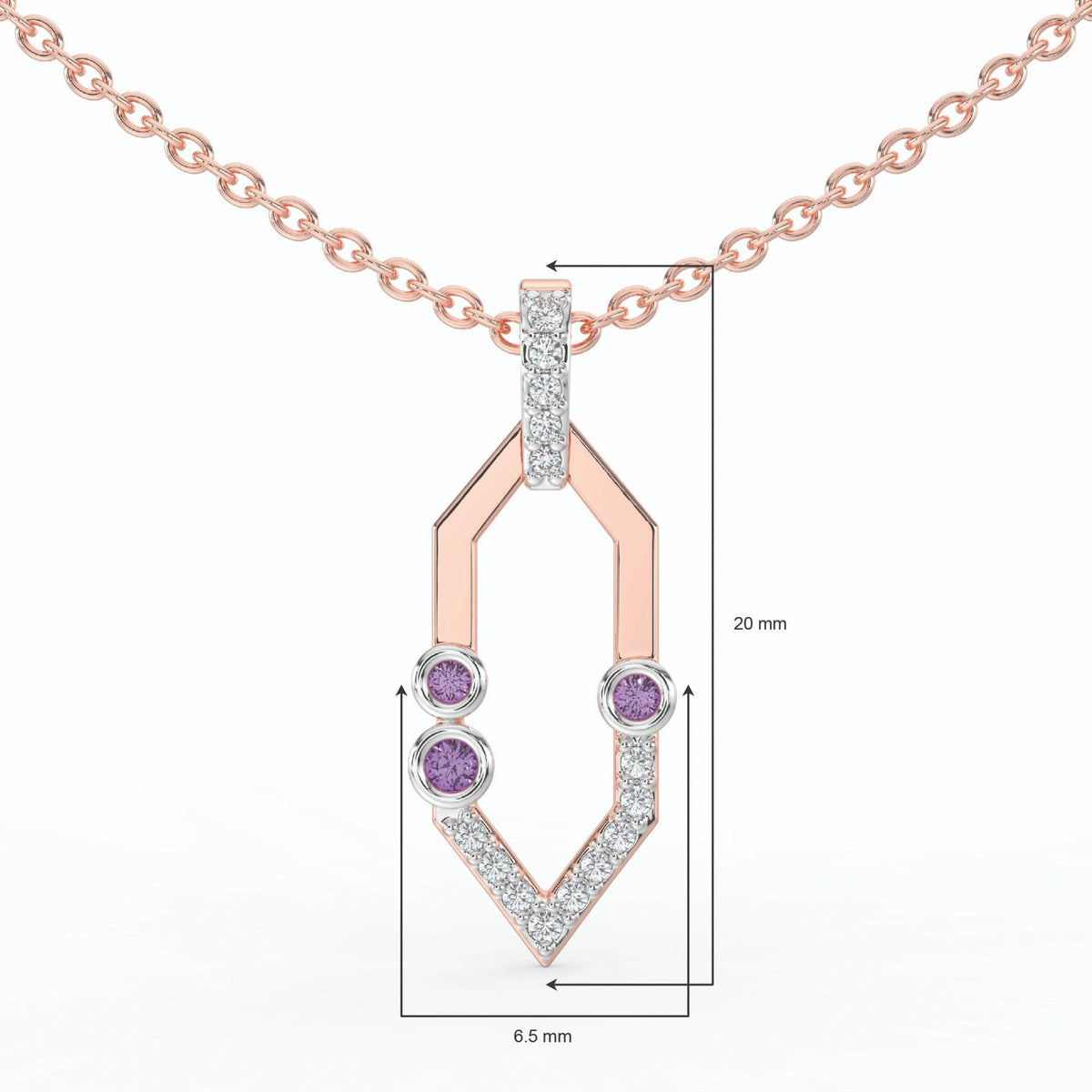 Celeste Luxe Prism Spark Pendant