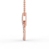 Celeste Twirl of Brilliance Diamond Pendant