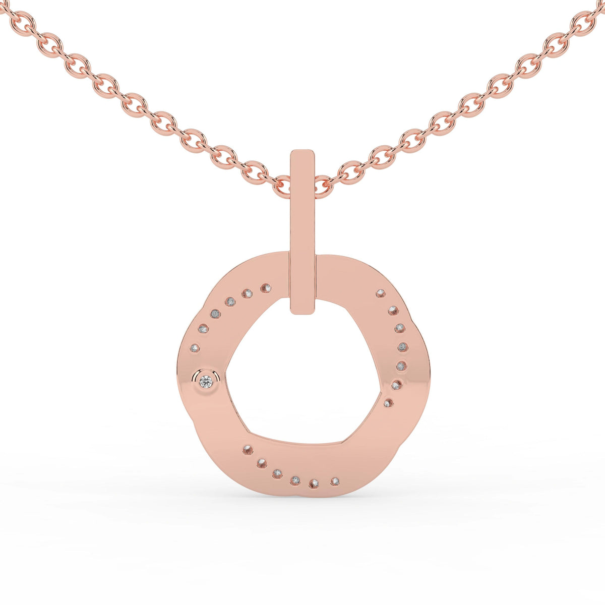 Celeste Twirl of Brilliance Diamond Pendant