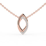 Celeste Graceful Glow Diamond Drop Pendant