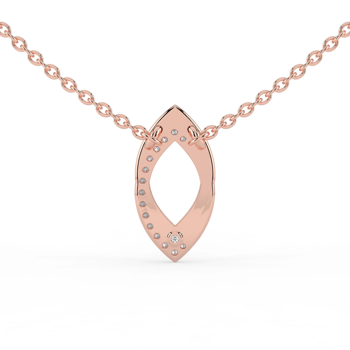 Celeste Graceful Glow Diamond Drop Pendant