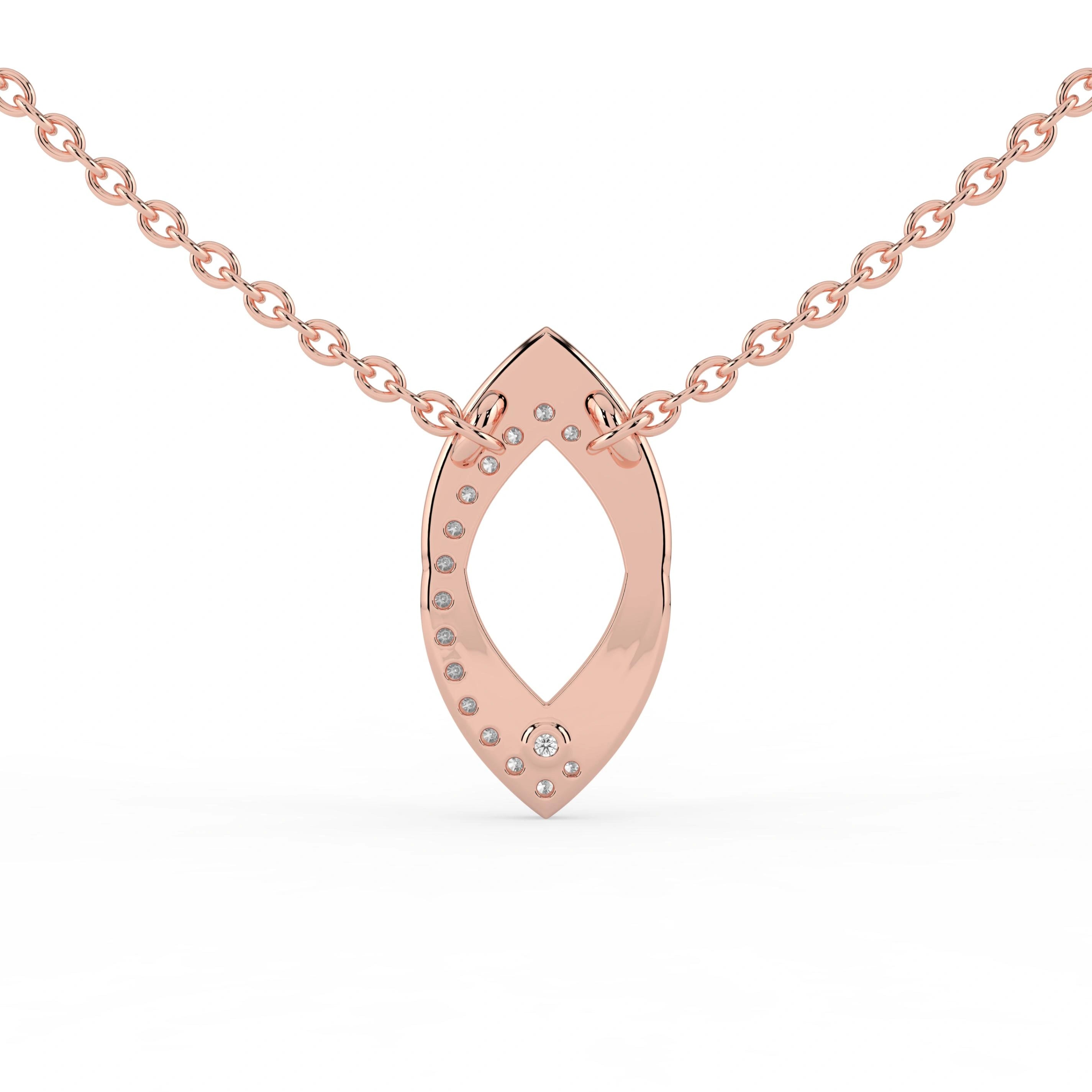 Celeste Graceful Glow Diamond Drop Pendant