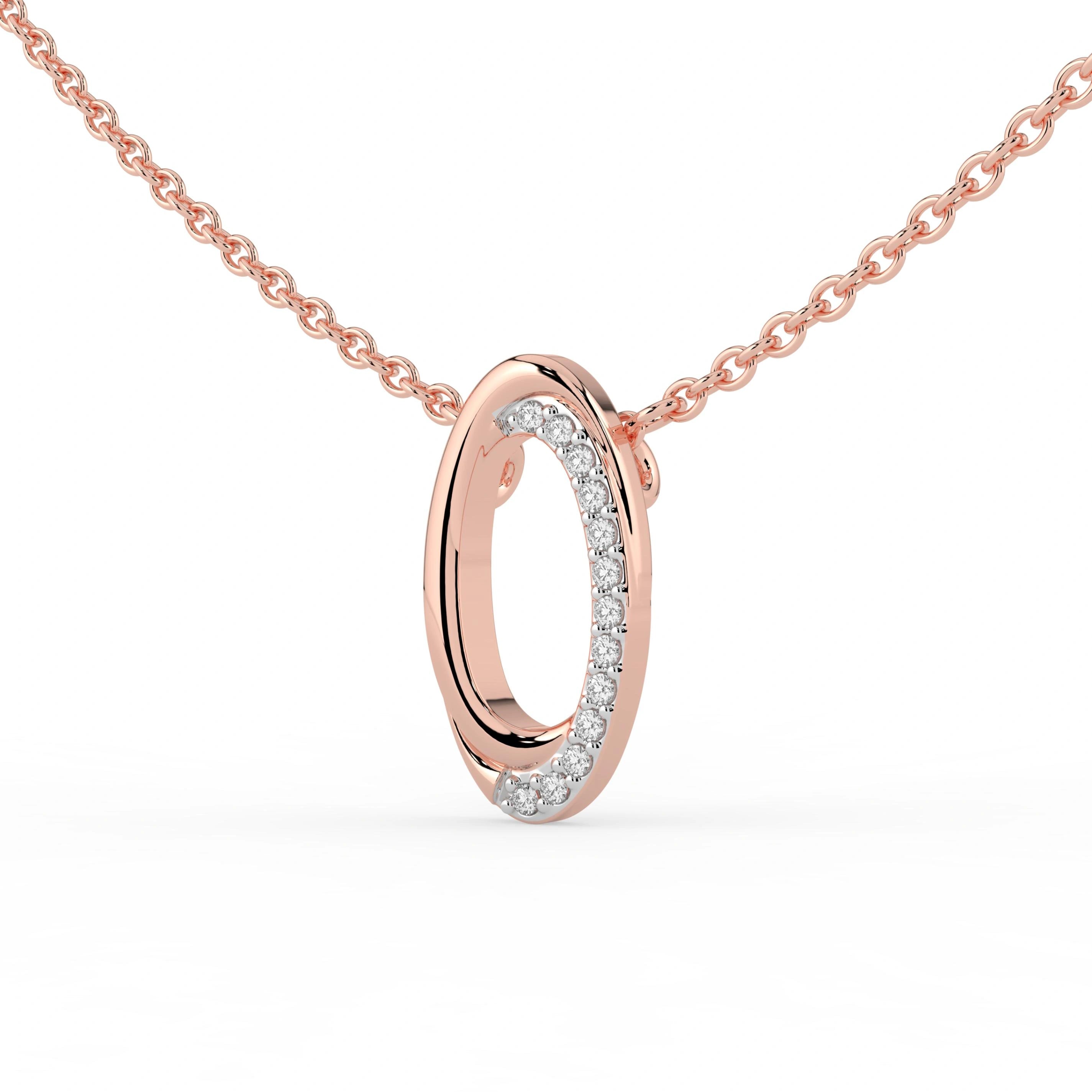 Celeste Radiant Curve Diamond Pendant