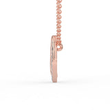 Celeste Radiant Curve Diamond Pendant