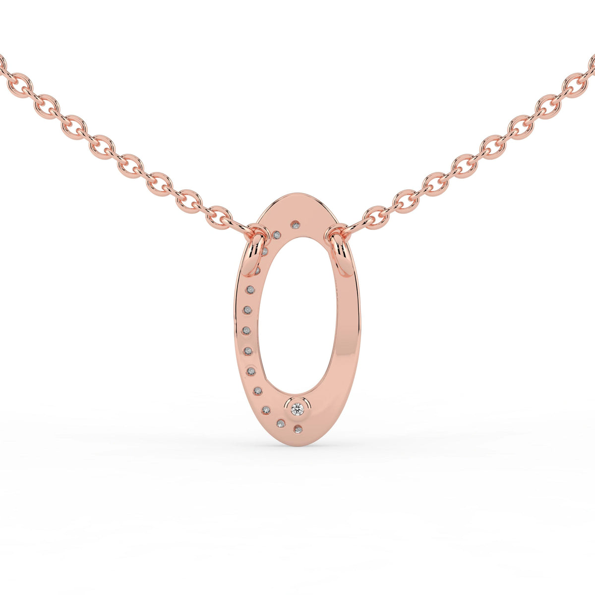 Celeste Radiant Curve Diamond Pendant