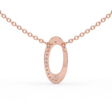 Celeste Radiant Curve Diamond Pendant