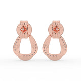 Celeste Twisted Teardrop Spark Studs