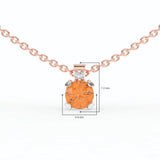 Gem Pop Timeless Teardrop Diamond Pendant