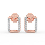 Celeste Modern Frame Spark Studs