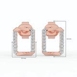 Celeste Modern Frame Spark Studs