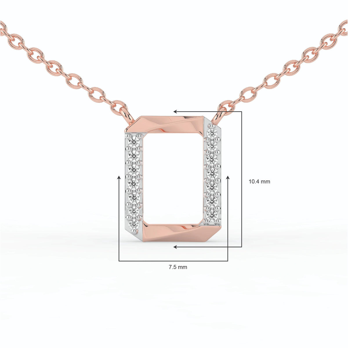Celeste Gilded Frame Pendant