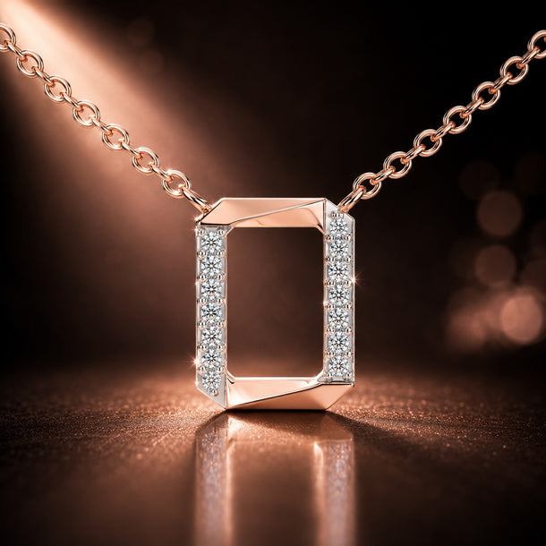 Celeste Gilded Frame Pendant